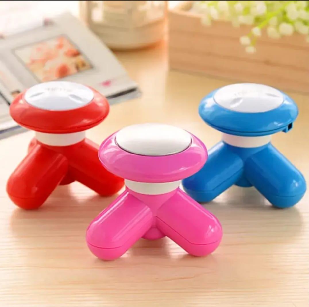 Pink Mini Portable Body Massager for Relaxation