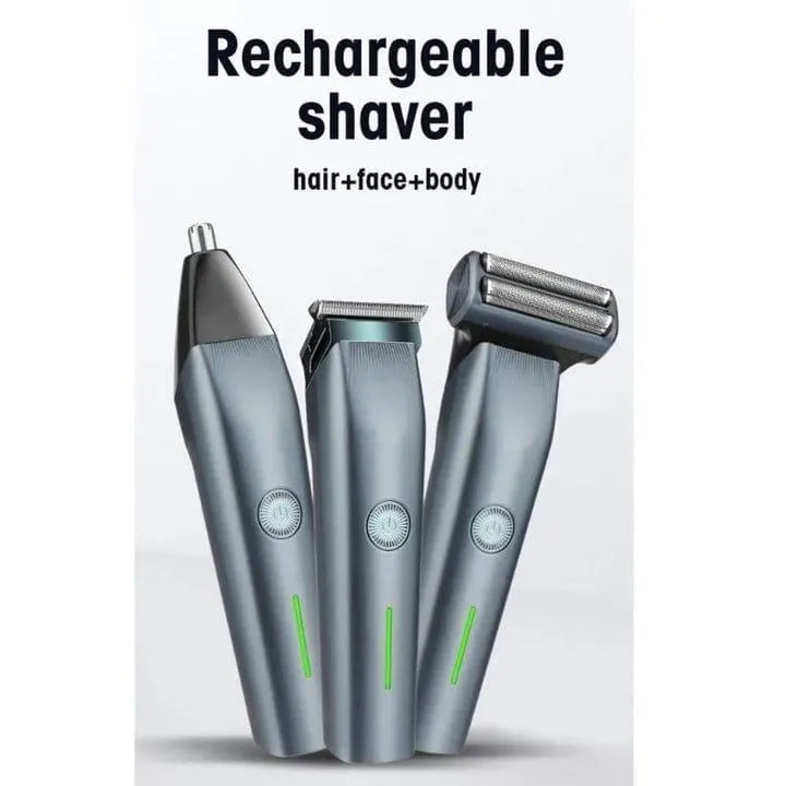 Rechargeable Men's Hair Clipper & Shaver Portable Professional