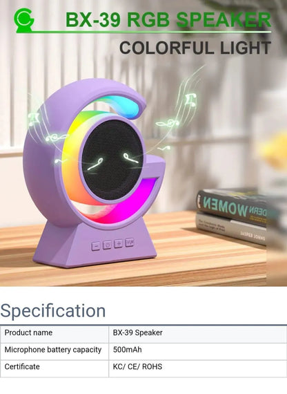 Touch Lamp Wireless Speaker 5W RGB Colorful