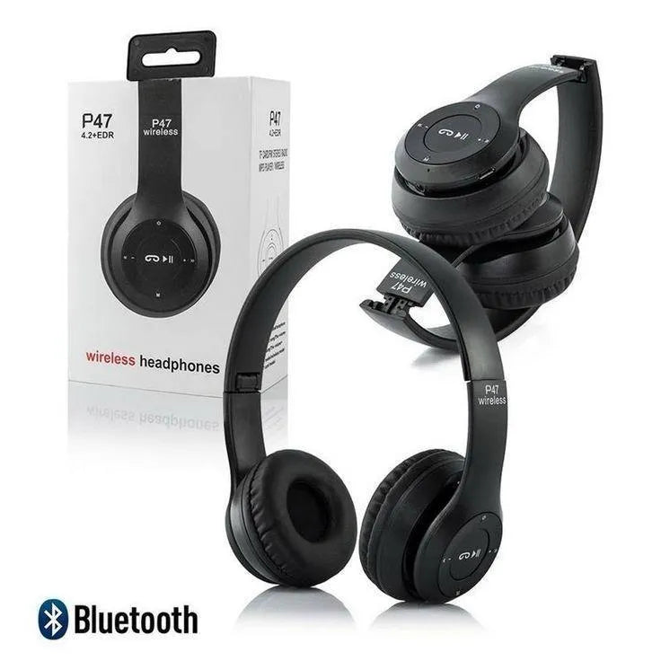 Wireless Bluetooth 4.1 Headphones Black P47