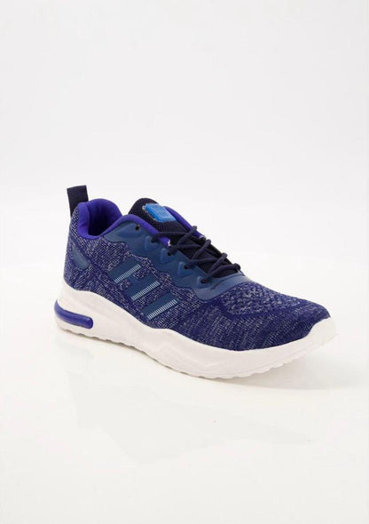 Blue Purple Mesh Sports Shoes with White Foam Sole