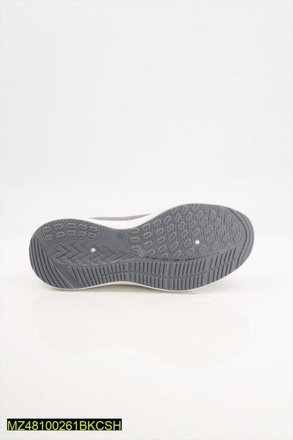 Grey Slip-On Jogging Shoes for Daily Wear