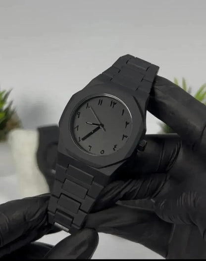 Arabic Aura Watch, Black