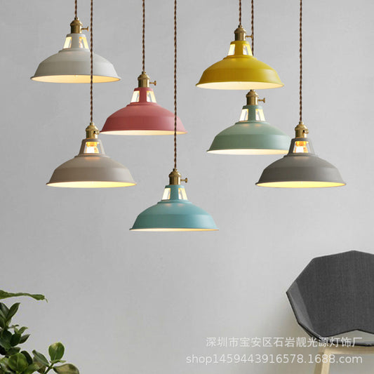 Modern Copper Chandelier Lamp for Home Office Café