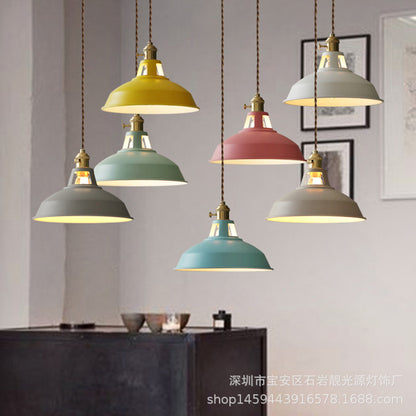 Modern Copper Chandelier Lamp for Home Office Café